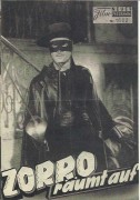 1602: Zorro räumt auf (Norman Foster, Lewis Foster) Guy Williams,  Henry Calvin, Gene Sheldon, Romney Brent, Britt Lomond, Georg J. Lewis, Tony Russo, Jan Arvan, Than Wyenn, Liza Gaye, Elvira Corona